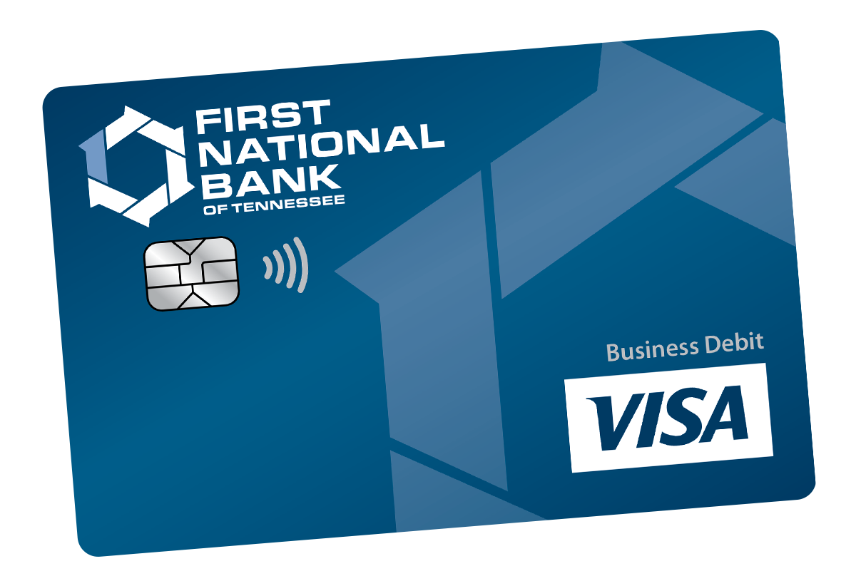 FNB Debit Card with FNB logo, chip-enabled card, and Visa Logo.